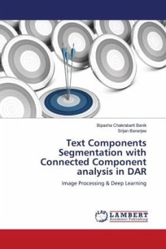 Text Components Segmentation with Connected Component analysis in DAR