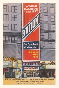 Vintage Journal Buitoni Restaurant Sign