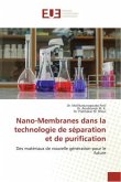 Nano-Membranes dans la technologie de séparation et de purification