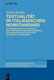 Textualität im italienischen Nonstandard (eBook, ePUB)