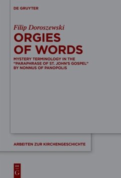 Orgies of Words (eBook, ePUB) - Doroszewski, Filip