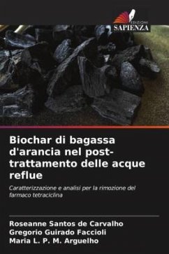 Biochar di bagassa d'arancia nel post-trattamento delle acque reflue - Santos de Carvalho, Roseanne;Guirado Faccioli, Gregorio;P. M. Arguelho, Maria L.