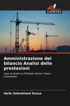 Cover Amministrazione del bilancio Analisi delle prestazioni