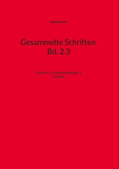 Gesammelte Schriften Bd. 2.3 - Furrer, Hans