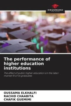 The performance of higher education institutions - ELKHALFI, Oussama;Chaabita, Rachid;GUEMIMI, Chafik