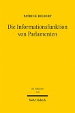 Die Informationsfunktion von Parlamenten (eBook, PDF)