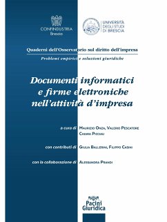 Documenti informatici e firme elettroniche nell'attività d'impresa (eBook, ePUB) - Onza, Maurizio; Pescatore, Valerio; Picciau, Chiara