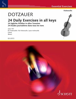 24 Daily Exercises in all keys (eBook, PDF) - Dotzauer, Justus Johann Friedrich