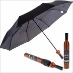 Taschen-Regenschirm, Design Whiskyflasche, Länge ca. 90 cm