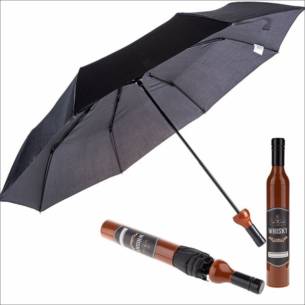 Taschen-Regenschirm, Design Whiskyflasche, Länge ca. 90 cm - Bei bücher.de  immer portofrei