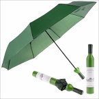 Taschen-Regenschirm, Design Weissweinflasche, Länge ca. 90 cm