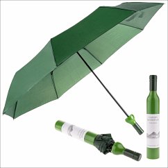 Cover Taschen-Regenschirm, Design Weissweinflasche, Länge ca. 90 cm