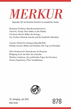 MERKUR Gegründet 1947 als Deutsche Zeitschrift für europäisches Denken - 7/2022 (eBook, ePUB)