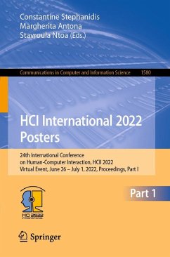 Cover HCI International 2022 Posters (eBook, PDF)