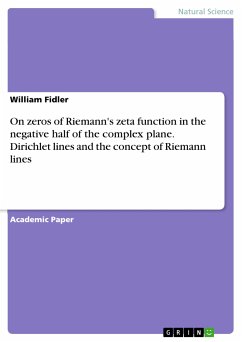 On zeros of Riemann's zeta function in the negative half of the complex plane. Dirichlet lines and the concept of Riemann lines (eBook, PDF)