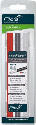 Pica BIG DRY Minen-Set FOR ALL Rot/Graphit/Weiss