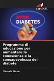 Programma di educazione per aumentare la conoscenza e la consapevolezza del diabete