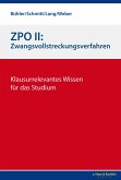 ZPO II: Zwangsvollstreckungsverfahren