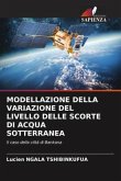 MODELLAZIONE DELLA VARIAZIONE DEL LIVELLO DELLE SCORTE DI ACQUA SOTTERRANEA