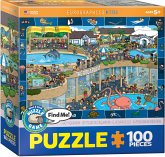 Eurographics 6100-0543 - Aufregung im Aquarium , Puzzle, 100 Teile