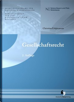 Gesellschaftsrecht - Esbjörnsson, Christian