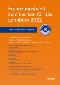 Ergänzungsband zum Lexikon für das Lohnbüro 2022 - Schönfeld, Wolfgang;Plenker, Jürgen;Schaffhausen, Heinz-Willi