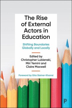 Cover The Rise of External Actors in Education (eBook, ePUB)
