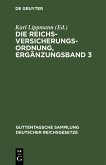 Die Reichsversicherungsordnung, Ergänzungsband 3