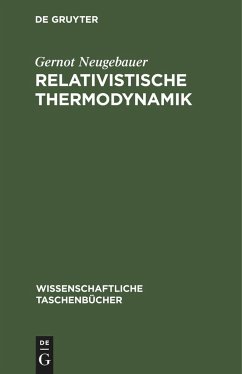Relativistische Thermodynamik - Neugebauer, Gernot
