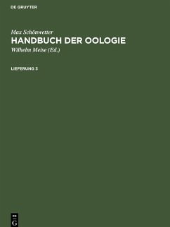 Max Schönwetter: Handbuch der Oologie. Lieferung 3 - Schönwetter, Max