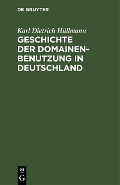 Cover Geschichte der Domainen-Benutzung in Deutschland