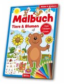 Malbuch Tiere & Blumen