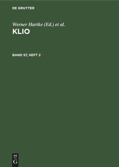 Klio. Band 57, Heft 2