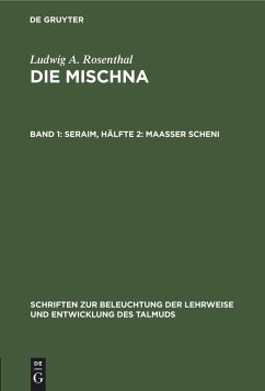 Seraim, Hälfte 2: Maasser scheni - Rosenthal, Ludwig A.