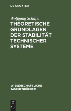 Theoretische Grundlagen der Stabilität technischer Systeme - Schäfer, Wolfgang