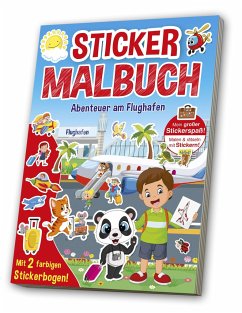 Cover Mal- & Stickerbuch: Flughafen