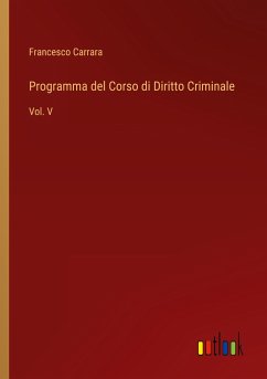 Programma del Corso di Diritto Criminale