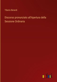 Discorso pronunziato all'Apertura della Sessione Ordinaria