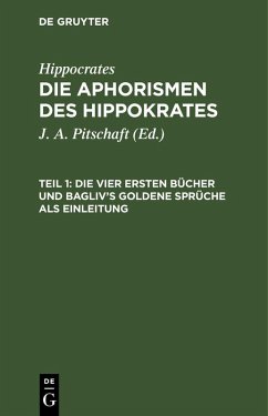 Cover Die vier ersten Bücher und Bagliv's goldene Sprüche als Einleitung