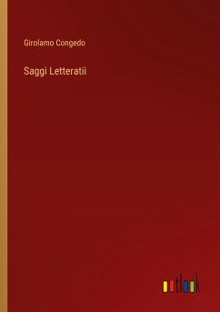 Saggi Letteratii - Congedo, Girolamo