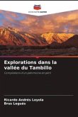 Explorations dans la vallée du Tambillo