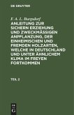 F. A. L. Burgsdorf: Anleitung zur sichern Erziehung und zweckmäßigen Anpflanzung, der einheimischen und fremden Holzarten, welche in Deutschland und unter ähnlichem Klima im Freyen fortkommen. Teil 2