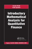 Introductory Mathematical Analysis for Quantitative Finance