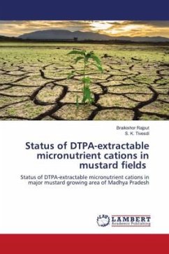 Status of DTPA-extractable micronutrient cations in mustard fields