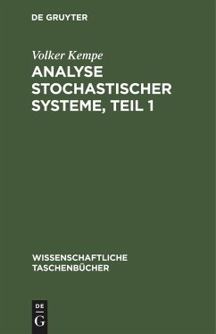 Analyse stochastischer Systeme, Teil 1 - Kempe, Volker