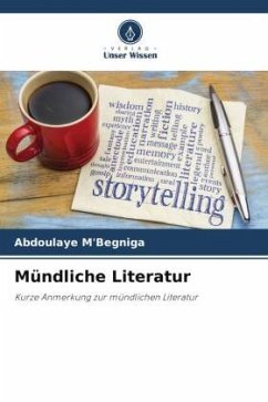 Mündliche Literatur - M'Begniga, Abdoulaye