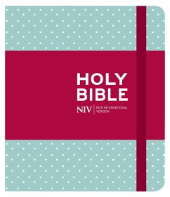 NIV Journalling Mint Polka Dot Cloth Bible - Version, New International