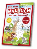 Malbuch mit Stickern: Bauernhof Malbuch mit Stickern: Bauernhof