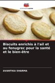 Biscuits enrichis à l'ail et au fenugrec pour la santé et le bien-être