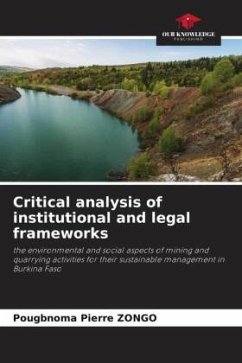 Critical analysis of institutional and legal frameworks - Zongo, Pougbnoma Pierre